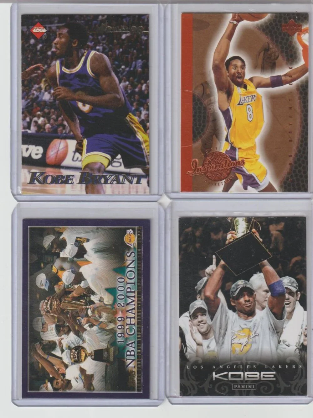 Kobe Bryant 4 Card Set — Lakers/Black Mamba Magic #27